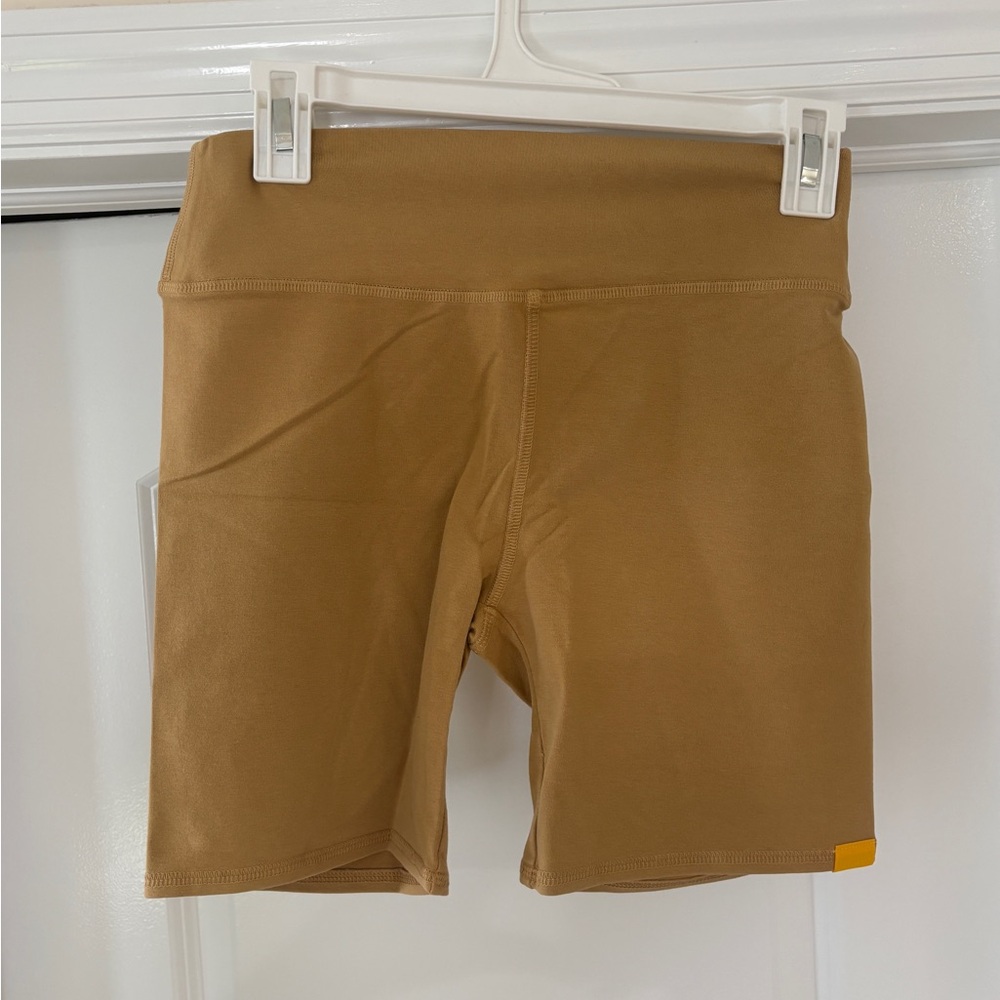 Women’s Tan Biker Shorts